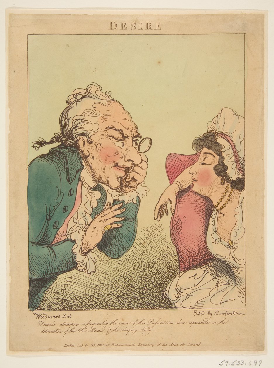 Desire, 21. februar 1800. af Thomas Rowlandson