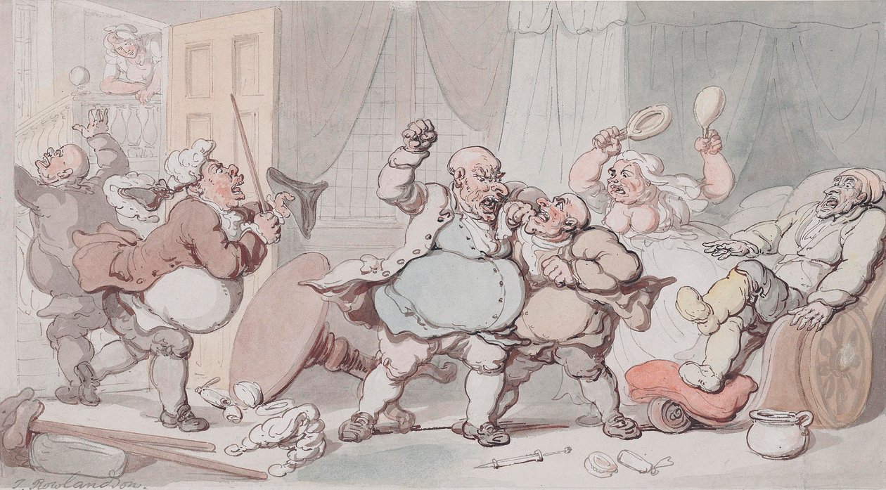 Læger er forskellige af Thomas Rowlandson