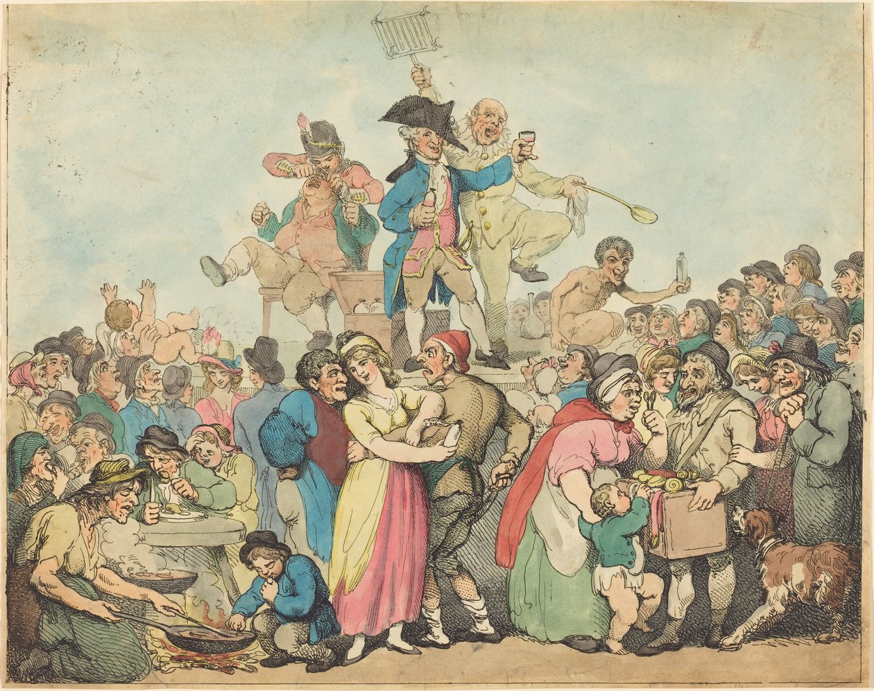 Dr. Botherum, Mountebank af Thomas Rowlandson
