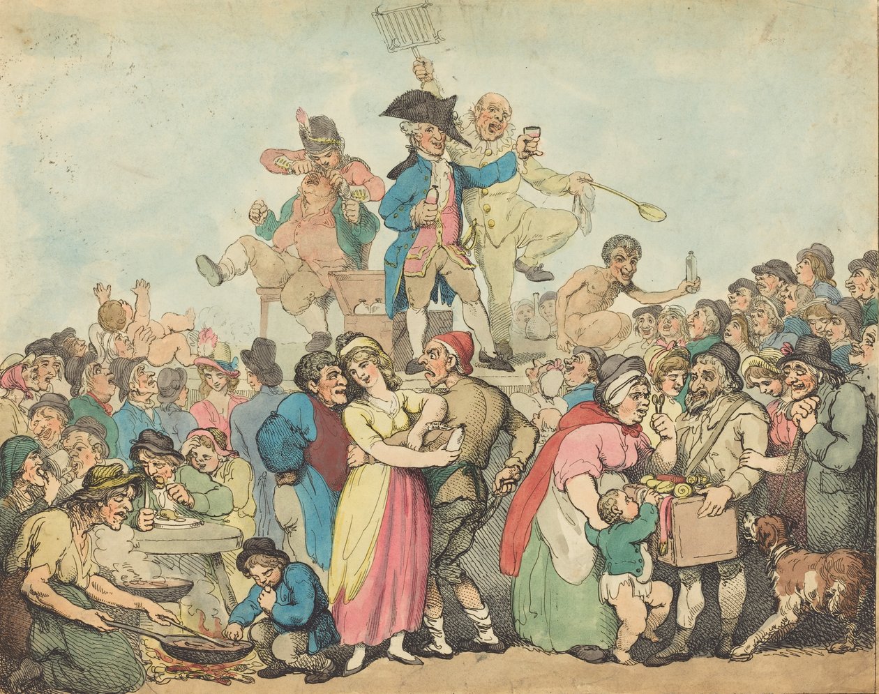 Dr. Botherum, Mountebank, 1800. af Thomas Rowlandson