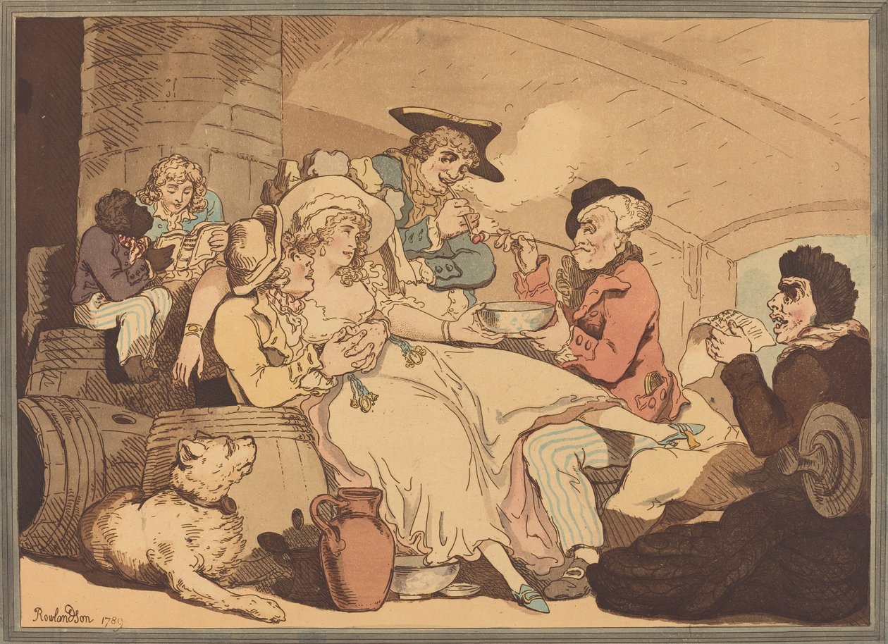 Grog ombord af Thomas Rowlandson