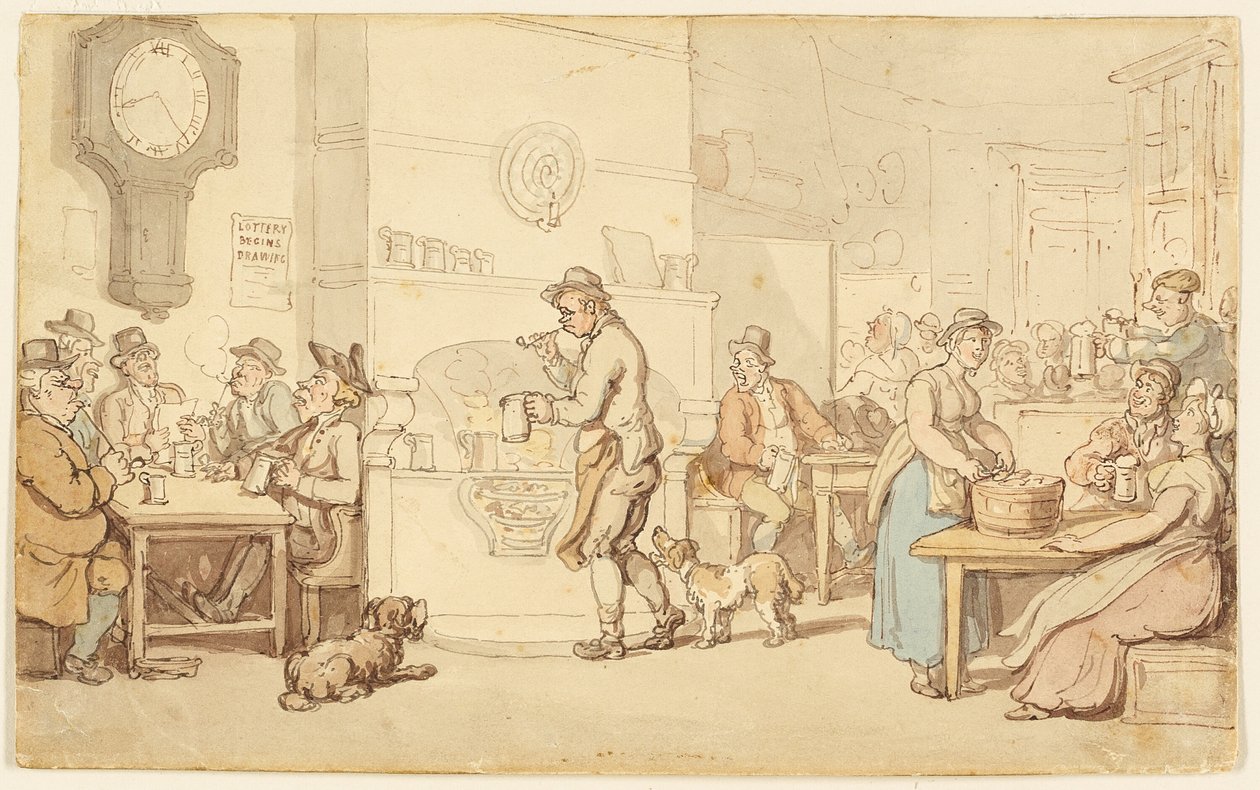 Interiør af en kro af Thomas Rowlandson