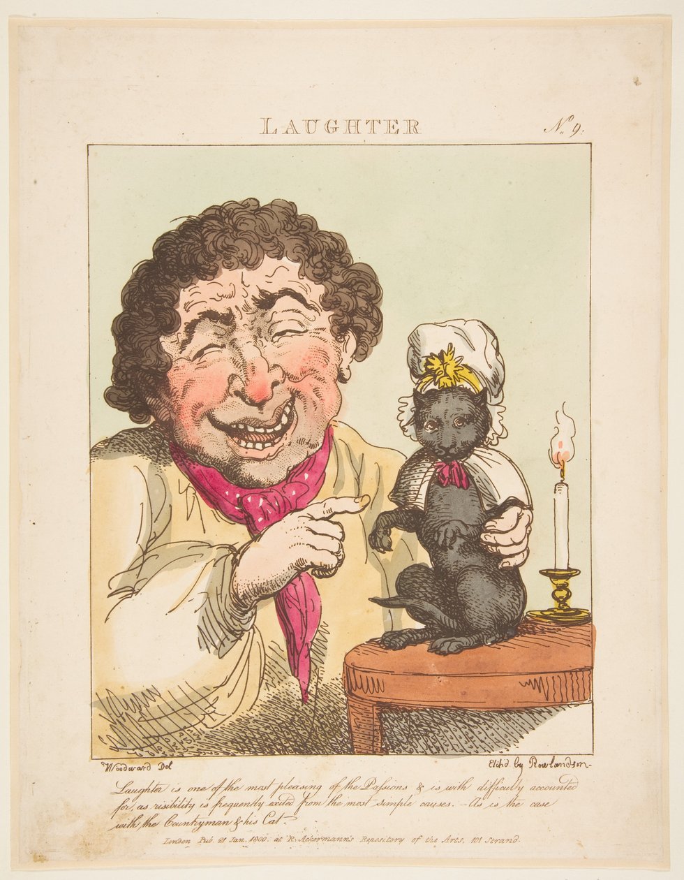 Latter, 21. januar 1800. af Thomas Rowlandson
