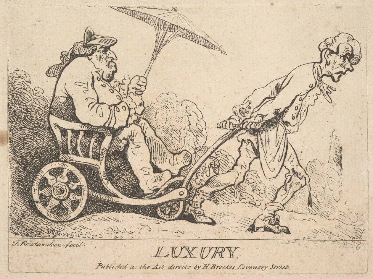 Luksus, [1781] genudgivet 1786-95. af Thomas Rowlandson