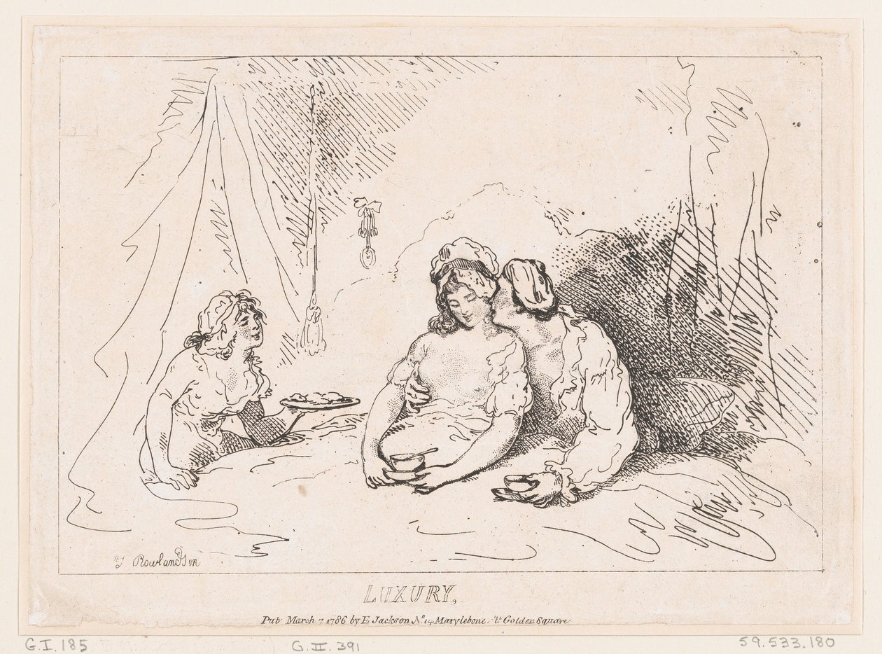 Luksus, 7. marts 1786., 7. marts 1786. af Thomas Rowlandson