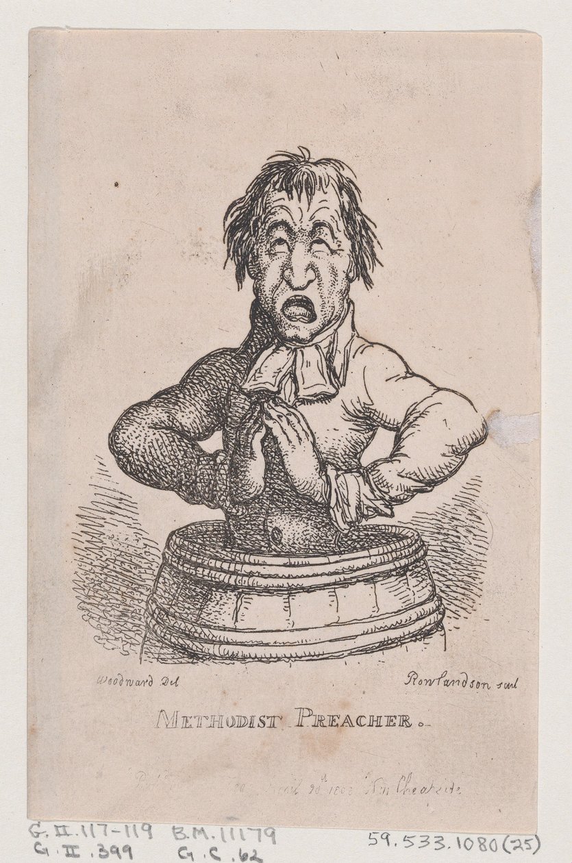 Metodistprædikant, april 1808., april 1808. af Thomas Rowlandson