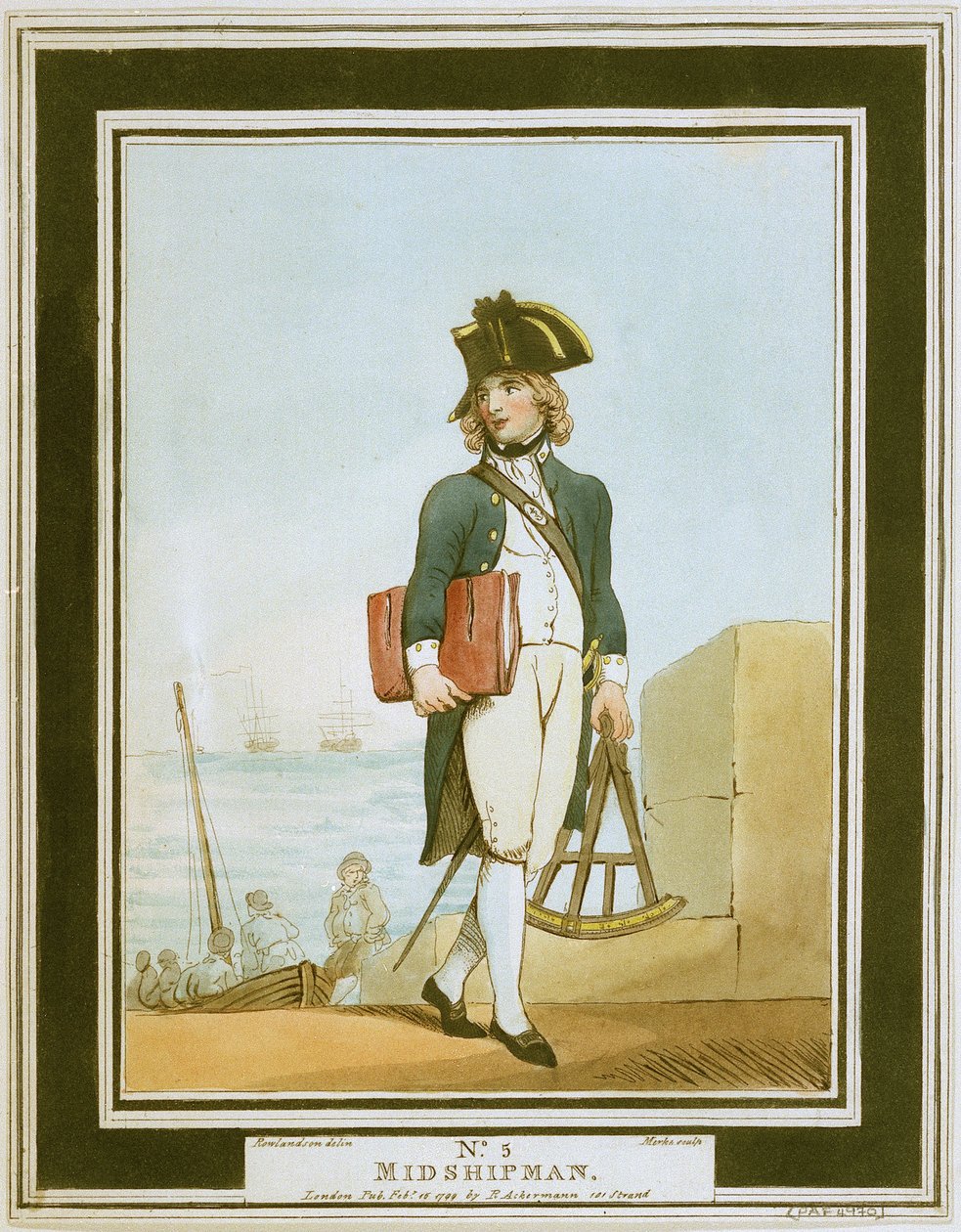 Midshipman af Thomas Rowlandson