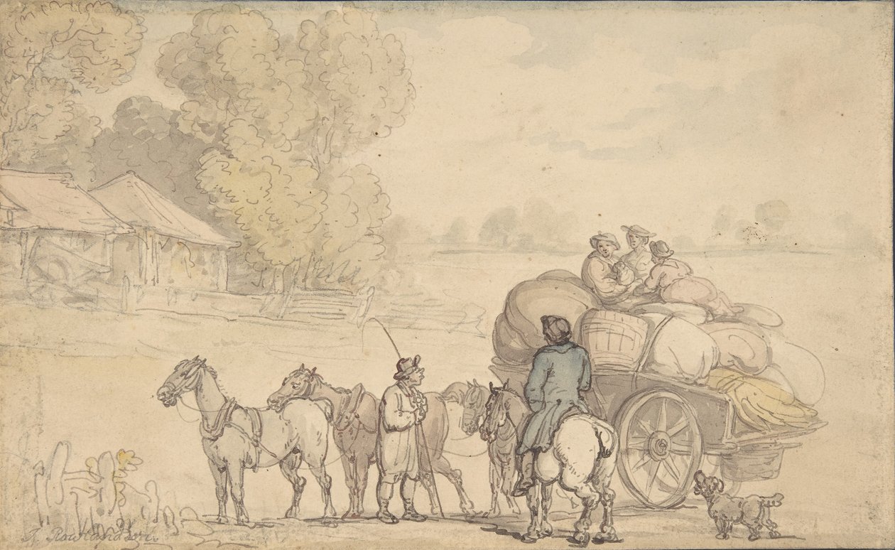 Indvandrere, 1780-1827. af Thomas Rowlandson
