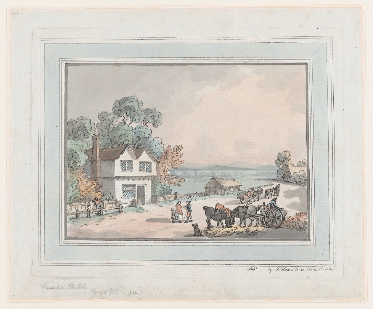 Rustik skitse, 1787., 1787. af Thomas Rowlandson