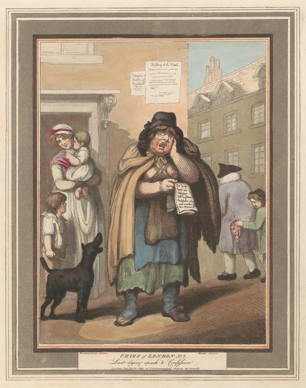 Sæt med otte (3): Cries of London af Thomas Rowlandson
