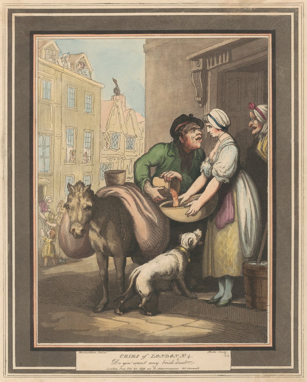 Sæt med otte (4): Cries of London af Thomas Rowlandson