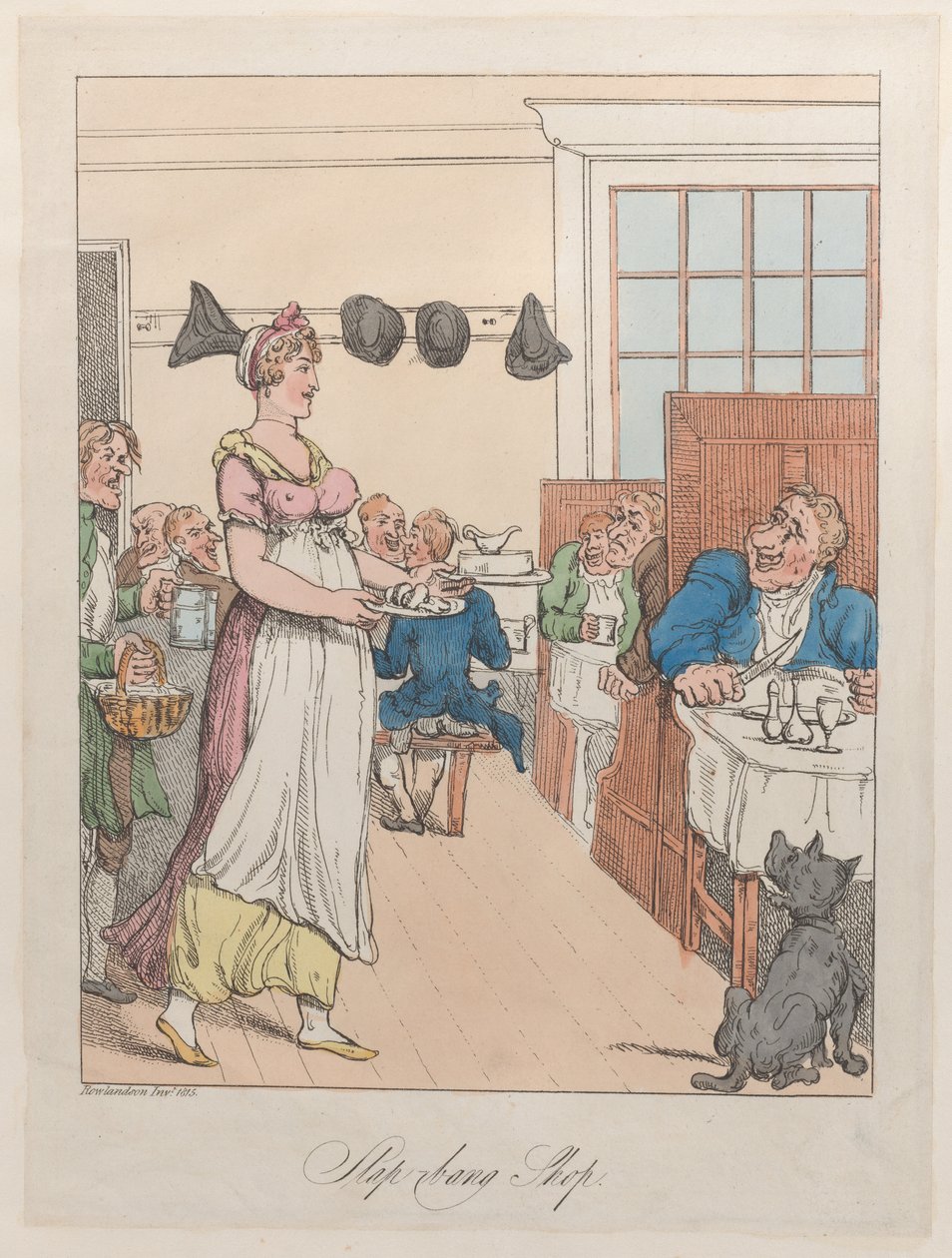 Slap-Bang Butik, 1815., 1815. af Thomas Rowlandson
