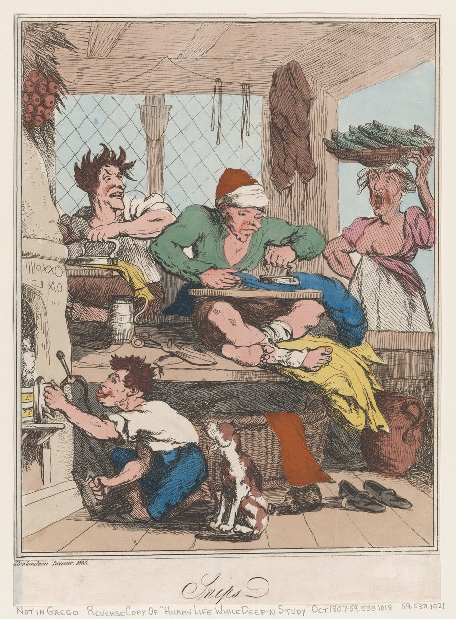 Snips, 1815., 1815. af Thomas Rowlandson