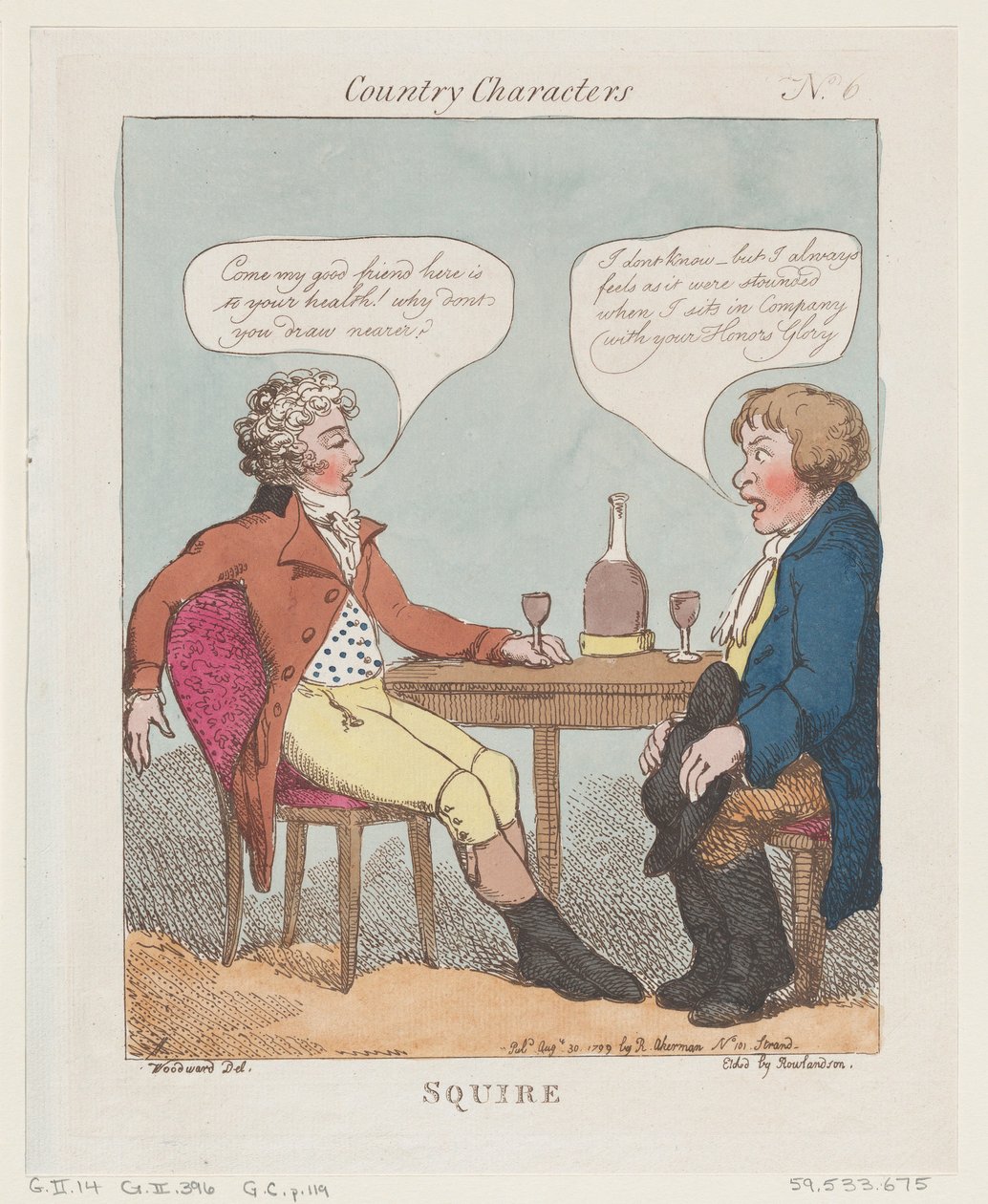 Squire, 30. august 1799., 30. august 1799. af Thomas Rowlandson