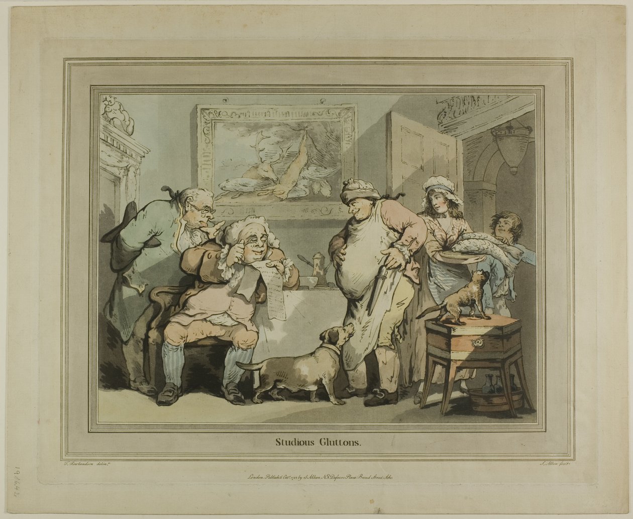 Studerende frådser af Thomas Rowlandson