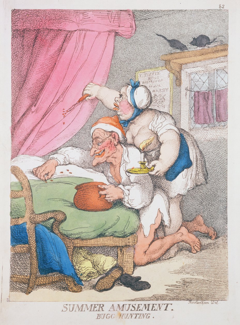 Sommer forlystelse. Bug jagt af Thomas Rowlandson