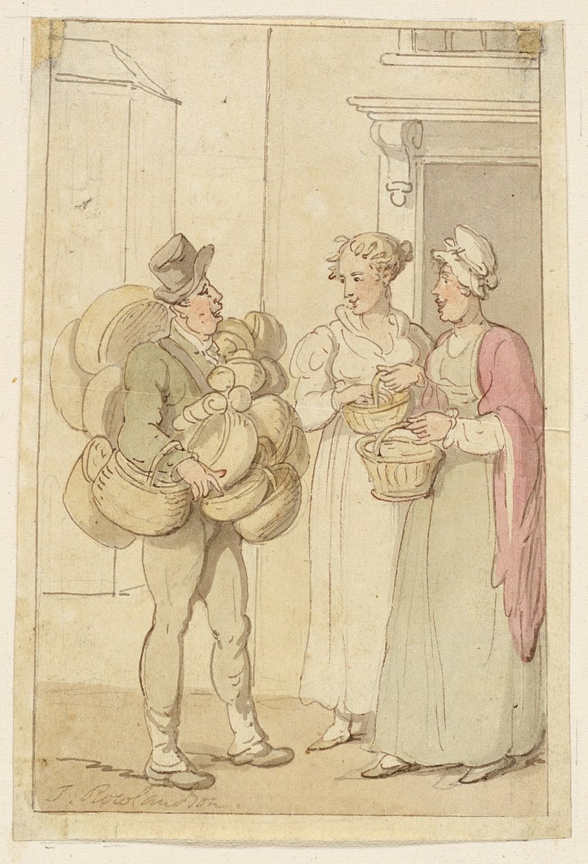 Kurvsælgeren af Thomas Rowlandson