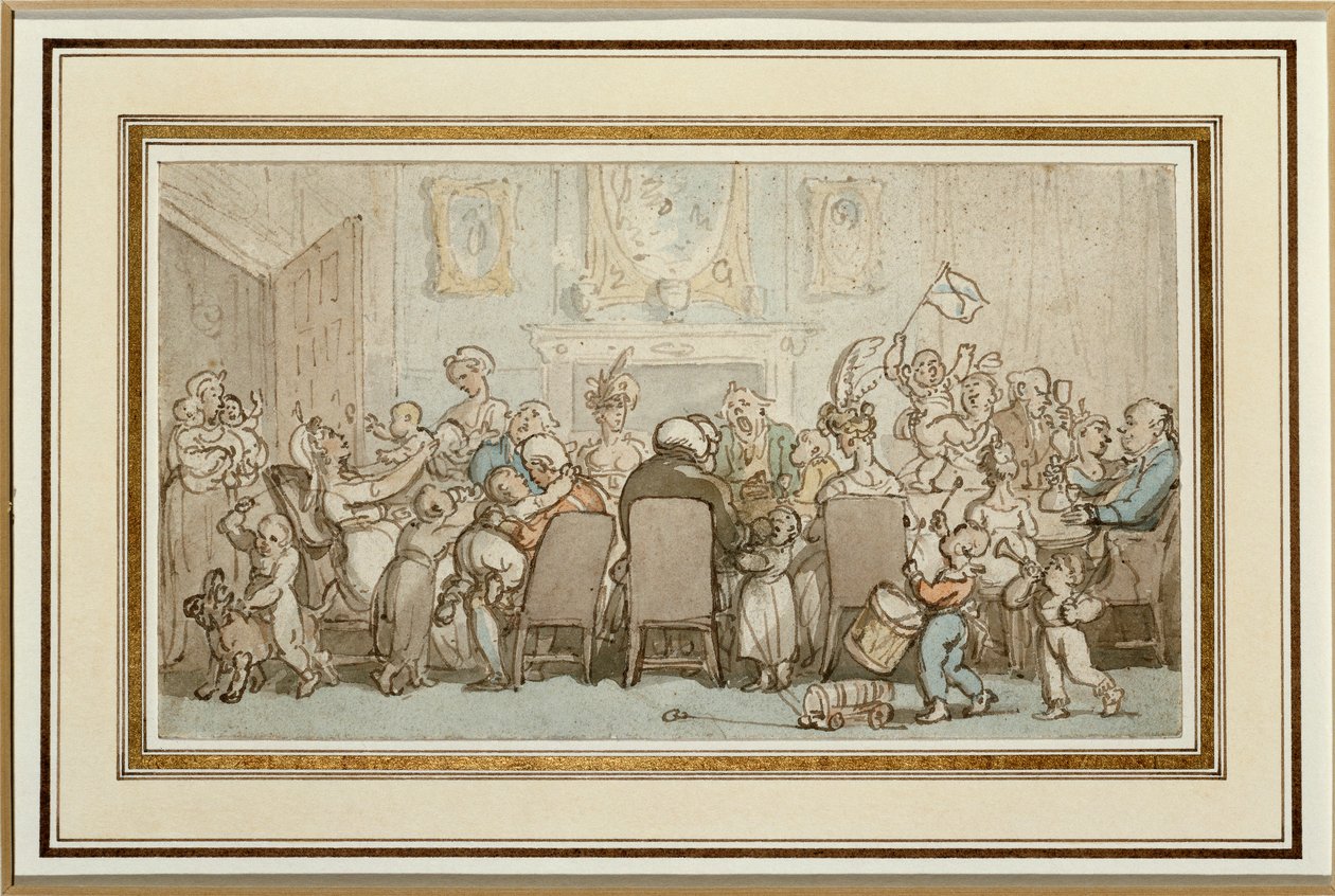 The Breedwell Family, 1807 af Thomas Rowlandson