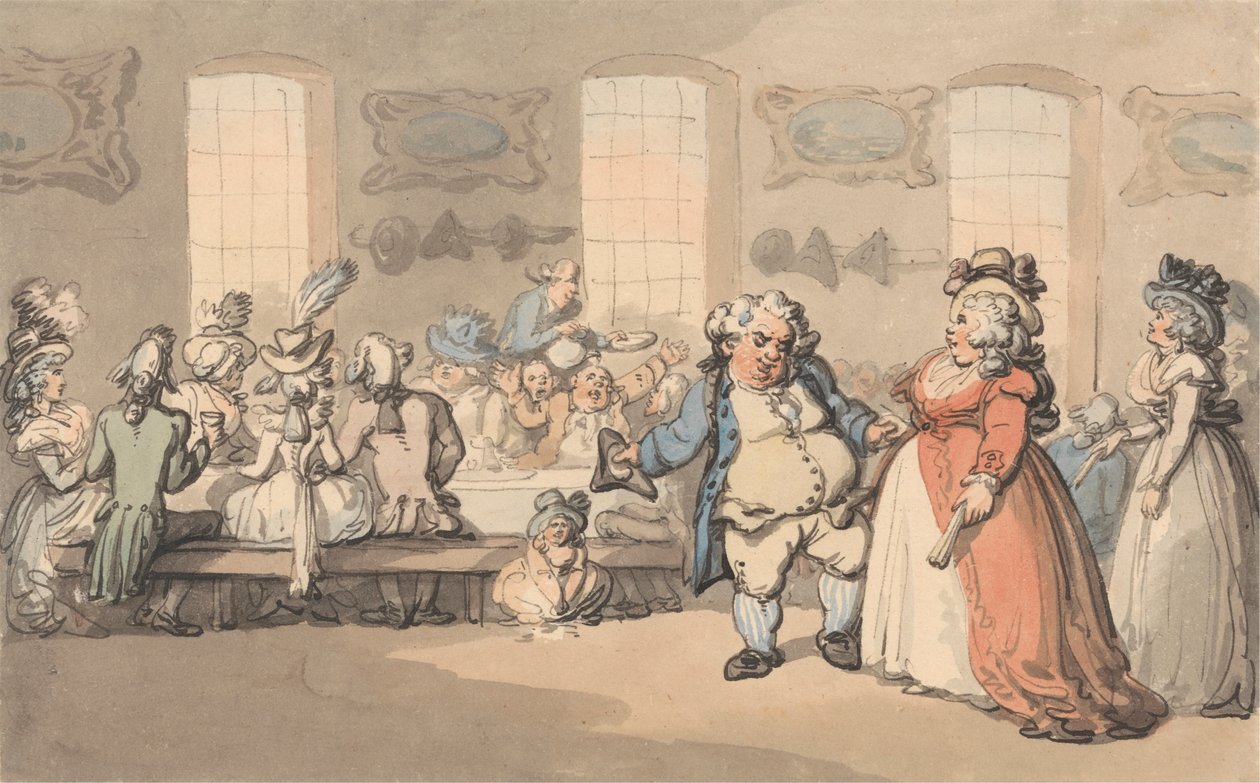 The Comforts of Bath: The Breakfast af Thomas Rowlandson