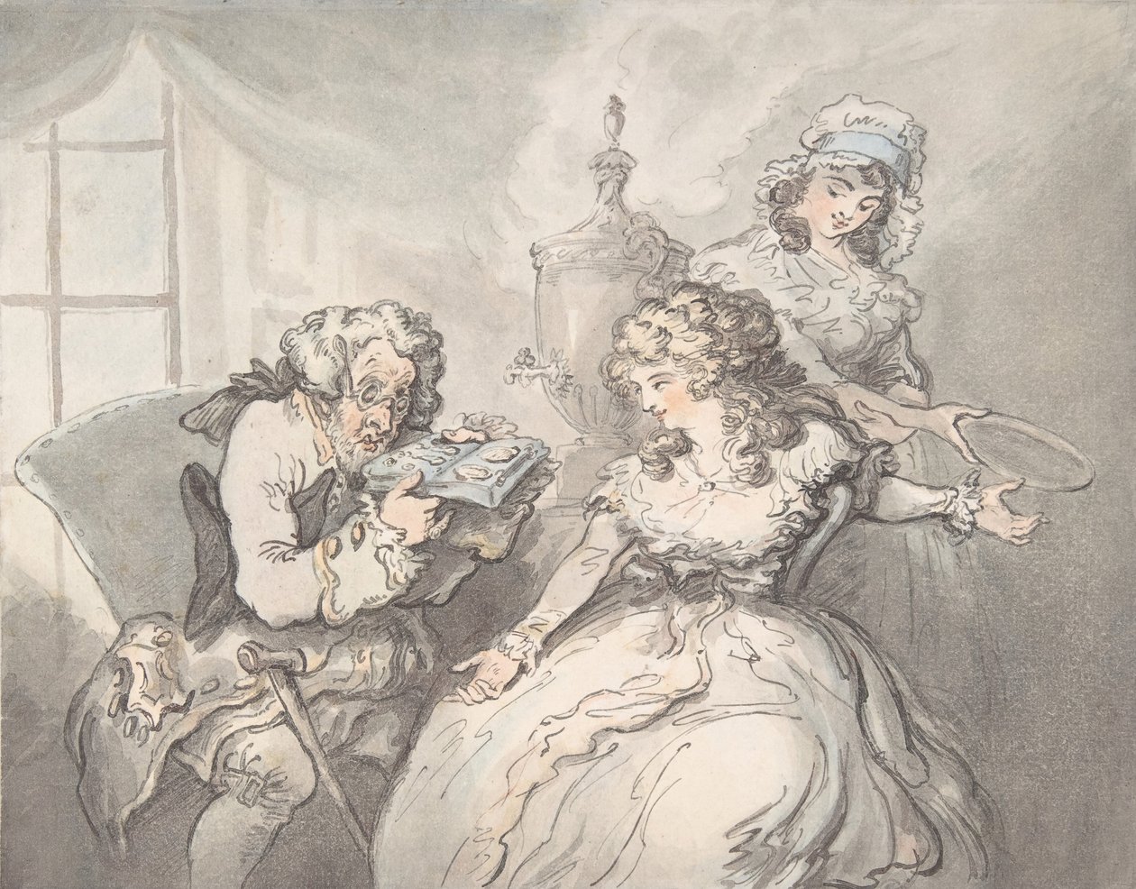 Kenderen, 1780-1800. af Thomas Rowlandson