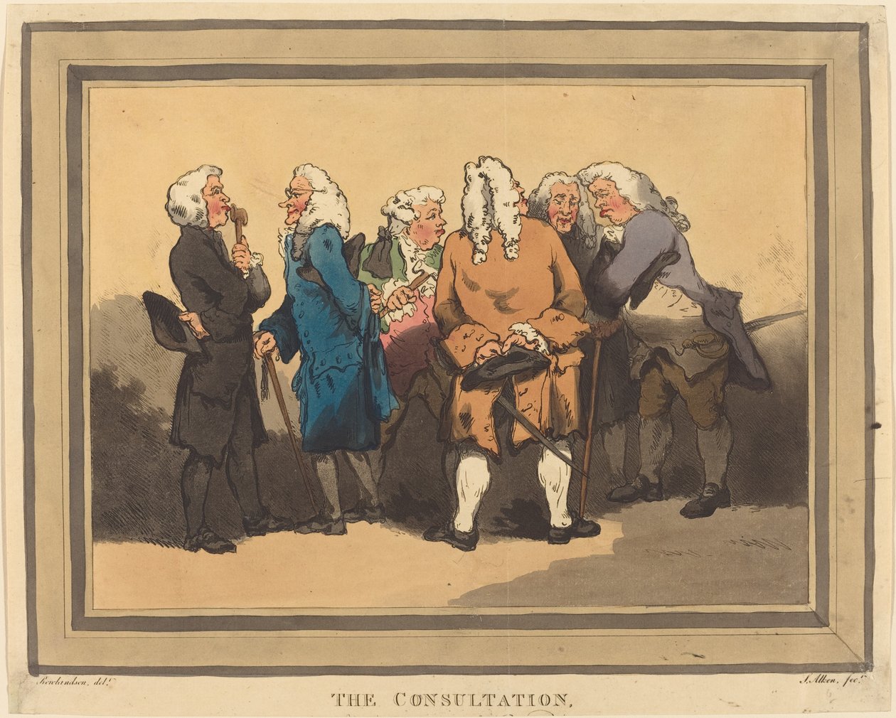 Konsultationen af Thomas Rowlandson