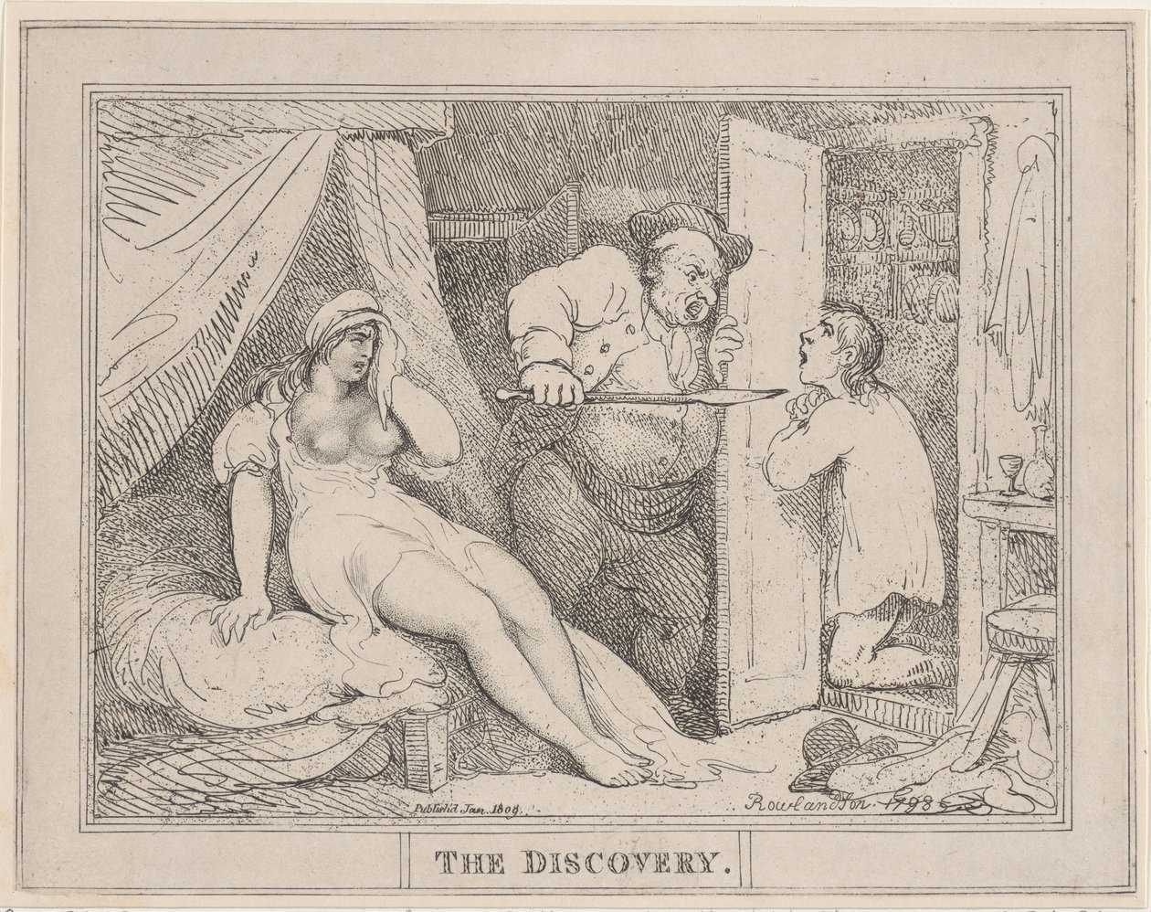 Opdagelsen, januar 1809., januar 1809. af Thomas Rowlandson