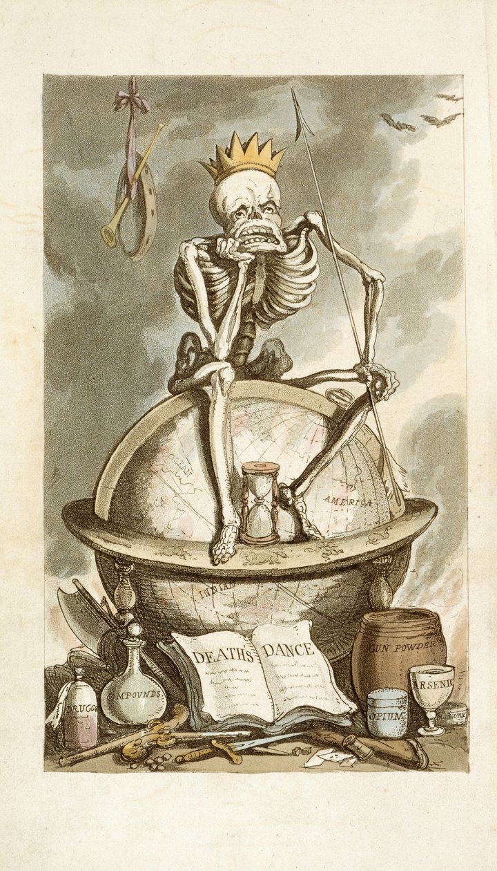 Den engelske dødedans af Thomas Rowlandson