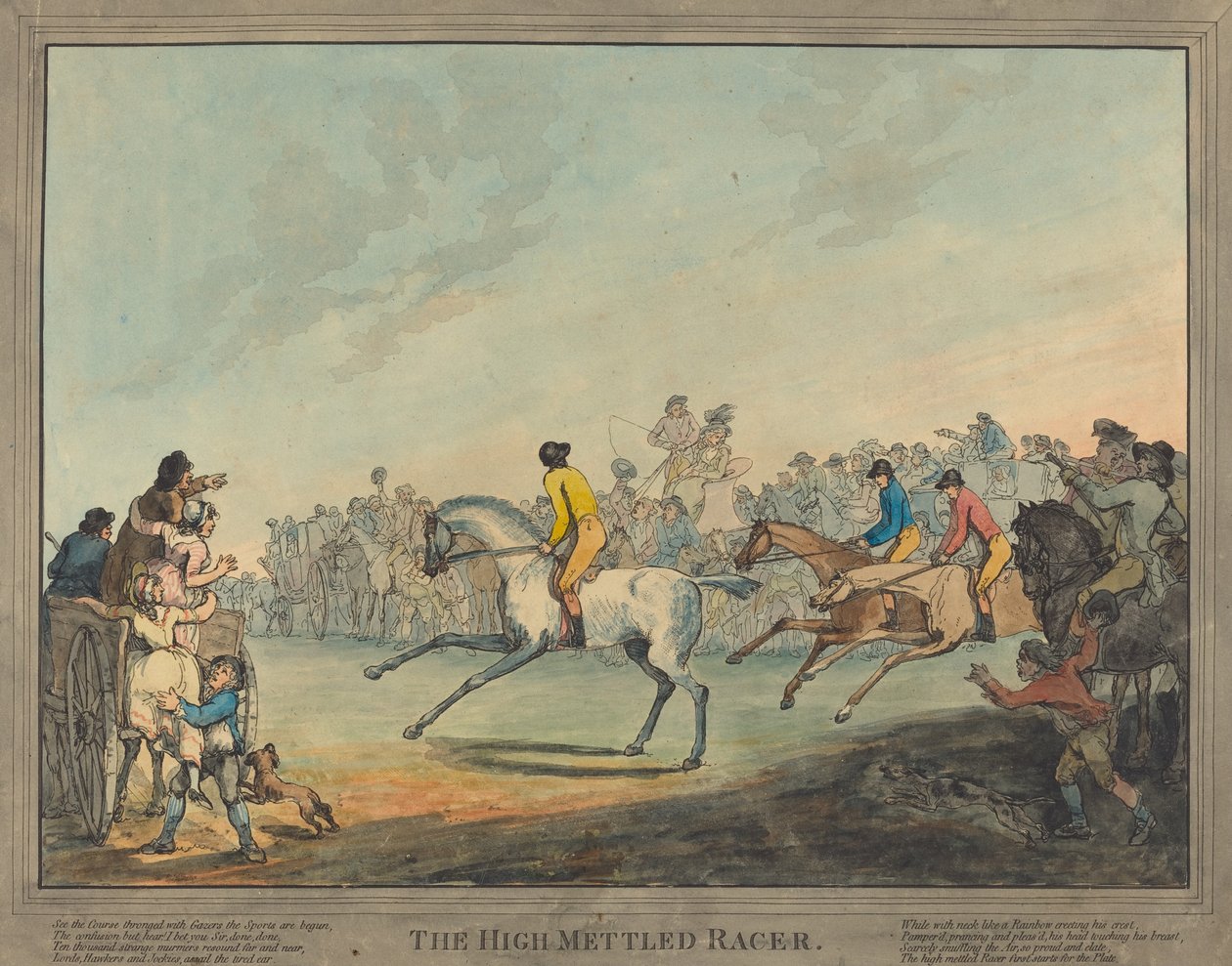 Den højmettede racer af Thomas Rowlandson