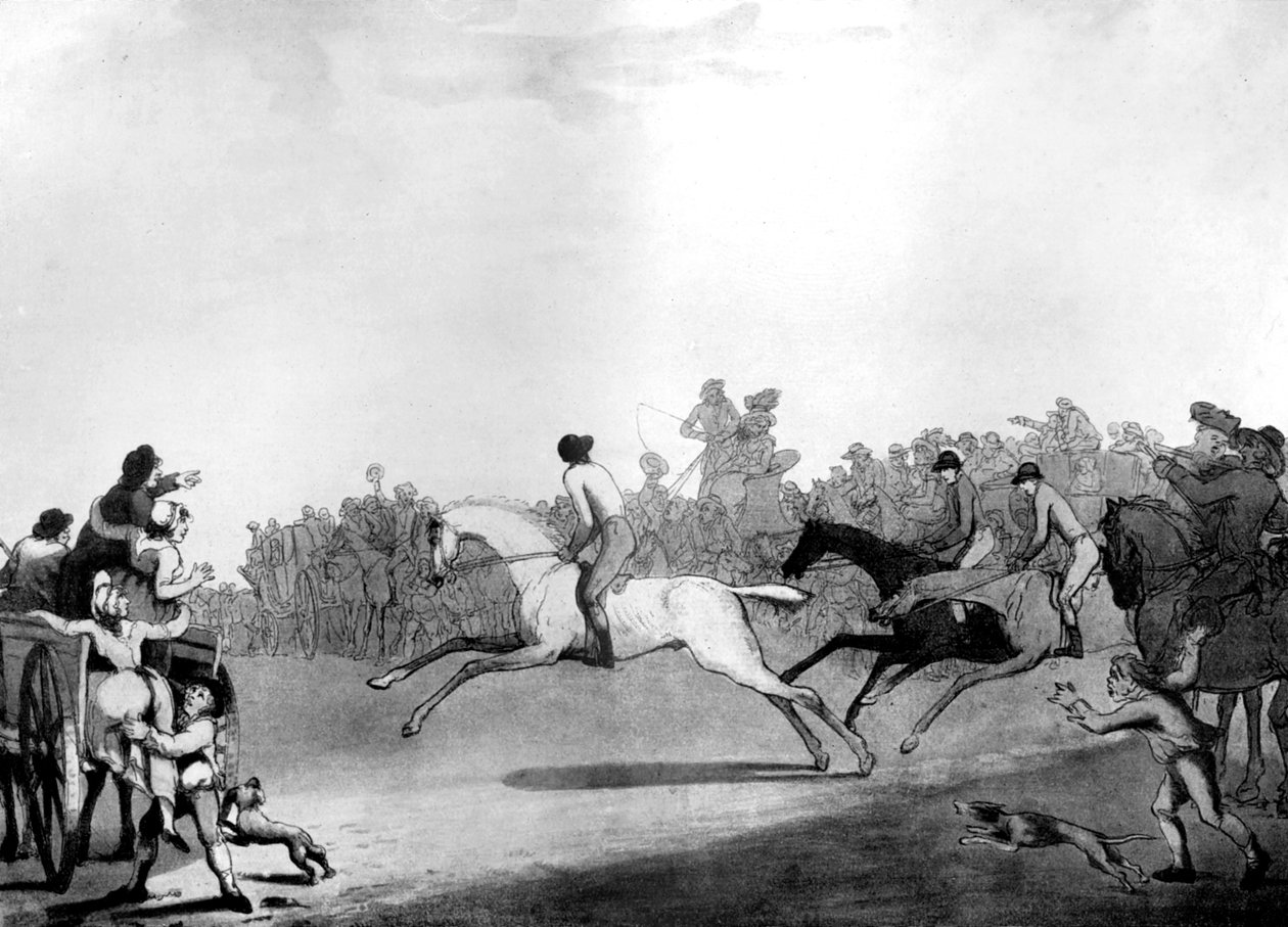 The High Mettled Racer, 1789. af Thomas Rowlandson