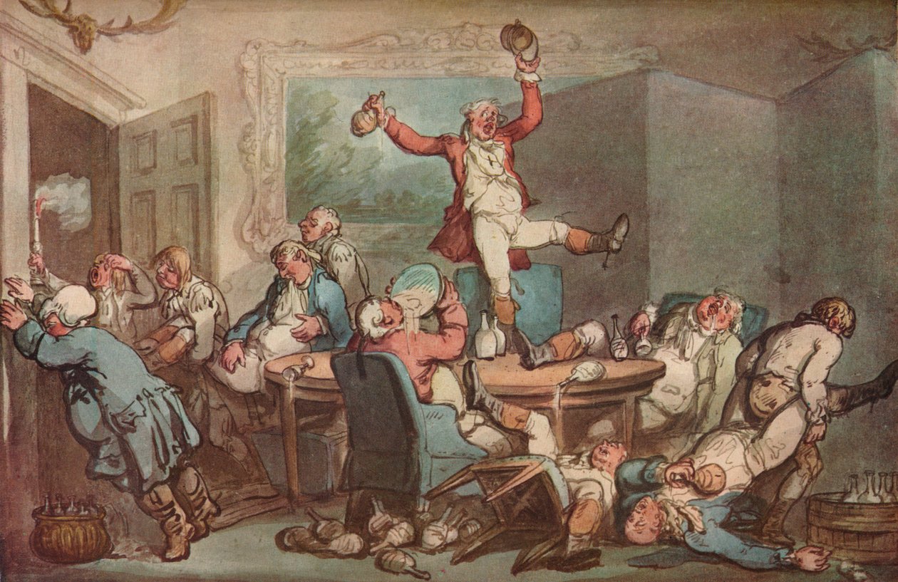 Jagtens nadver, c1780-1825. af Thomas Rowlandson