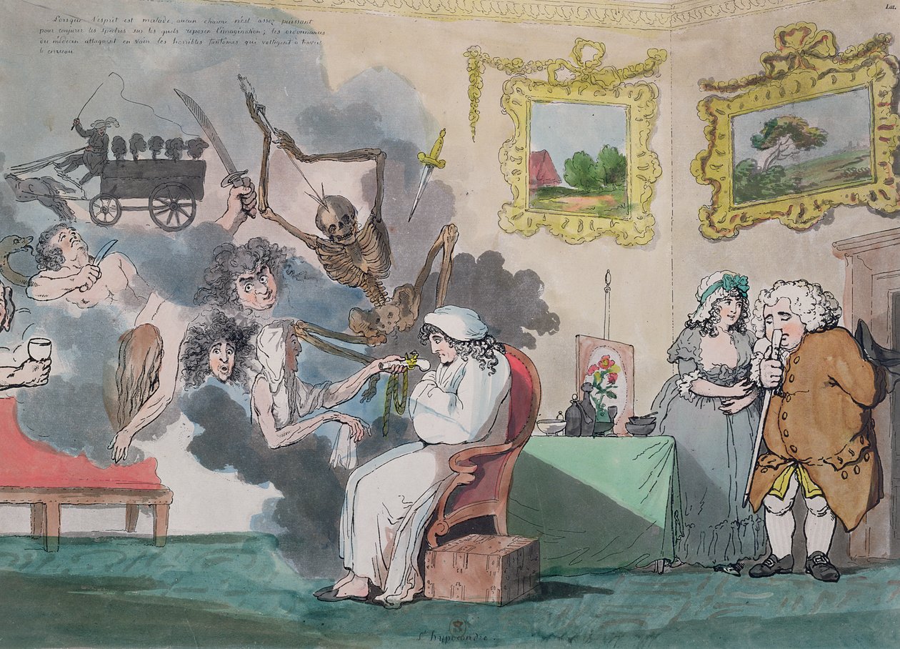 Hypokonderen af Thomas Rowlandson
