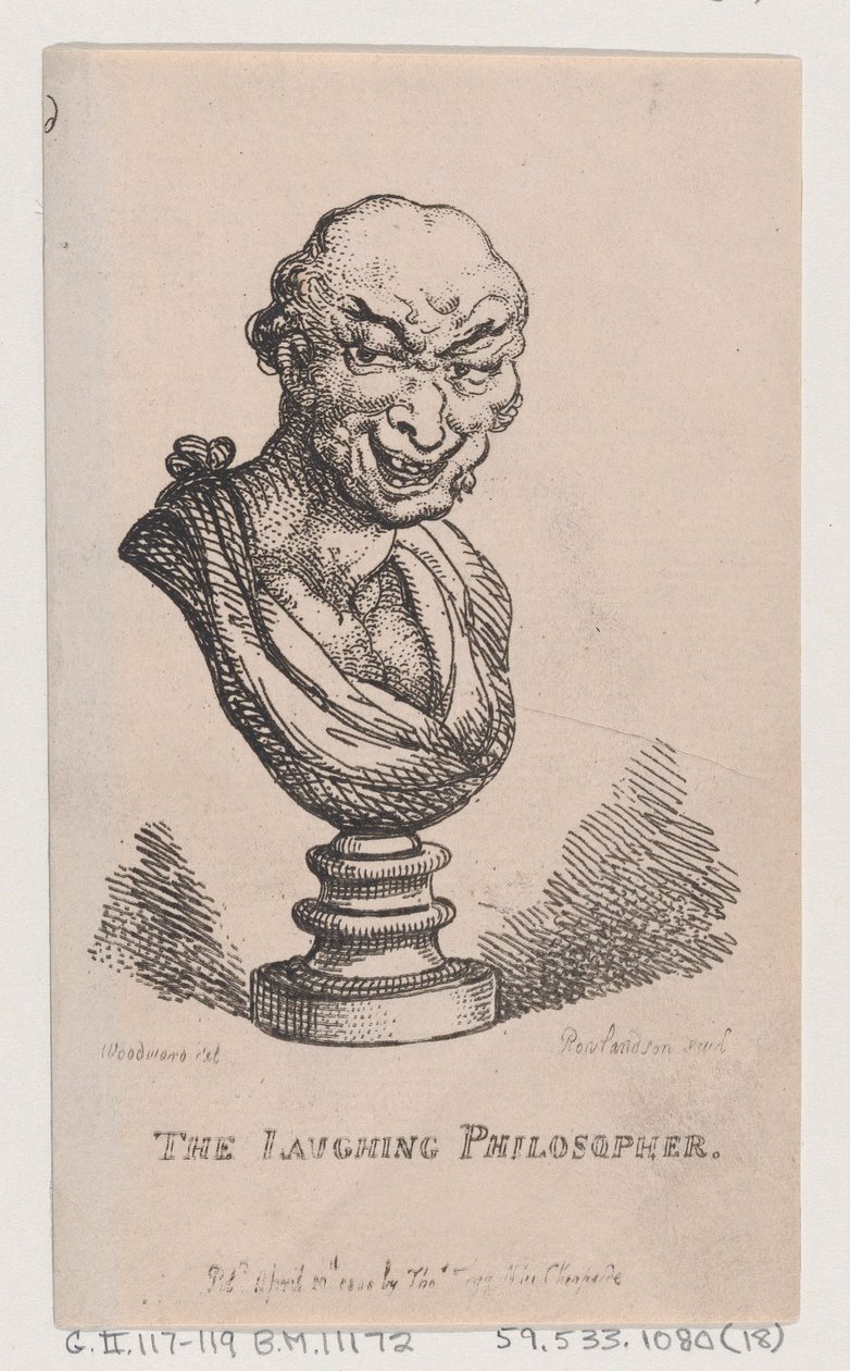 Den leende filosof, 1808., 1808. af Thomas Rowlandson