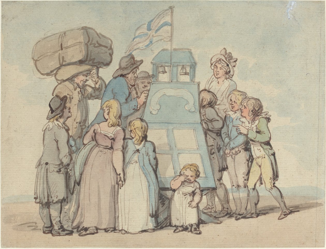 Peep Show af Thomas Rowlandson