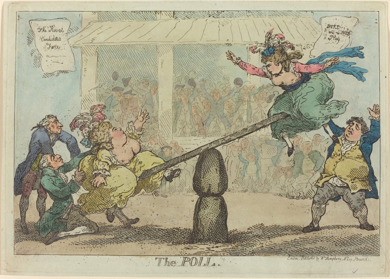 Afstemningen af Thomas Rowlandson