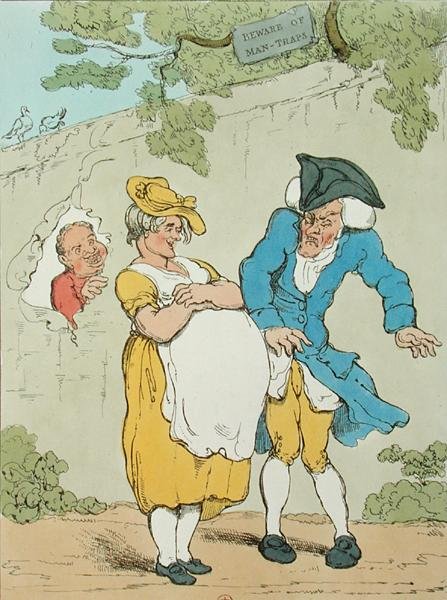 Den gravide kvinde af Thomas Rowlandson