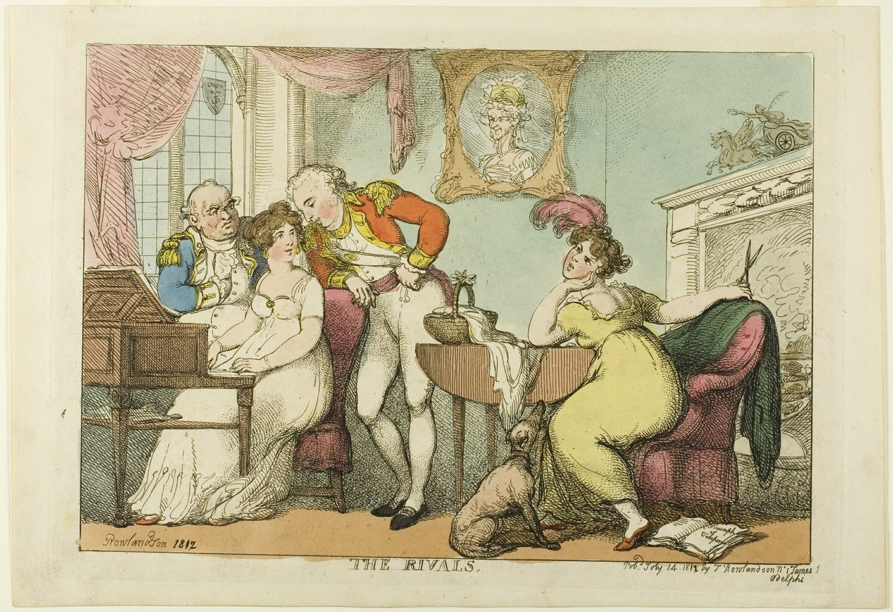 Rivalerne af Thomas Rowlandson
