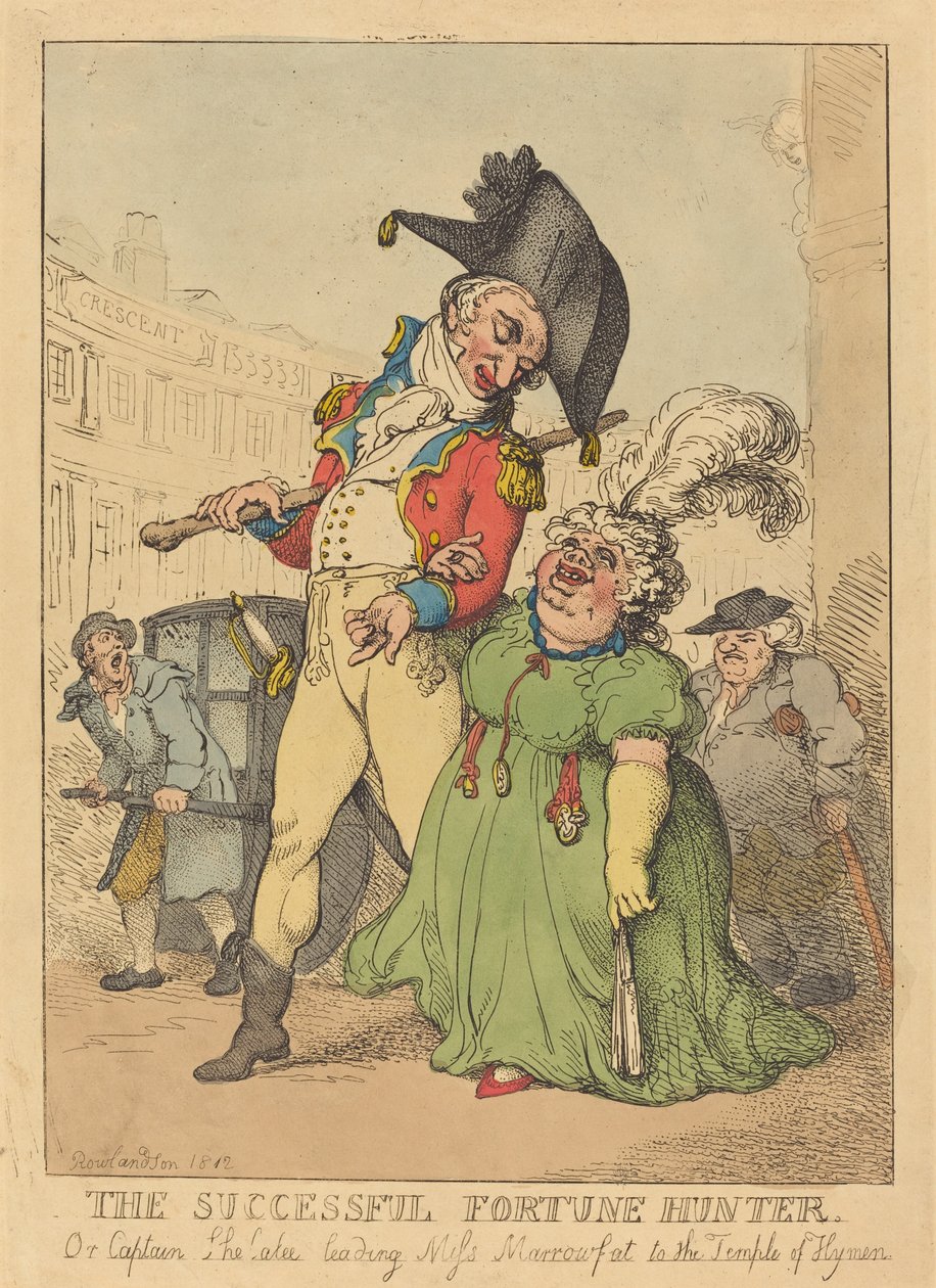 Den succesfulde lykkejæger af Thomas Rowlandson