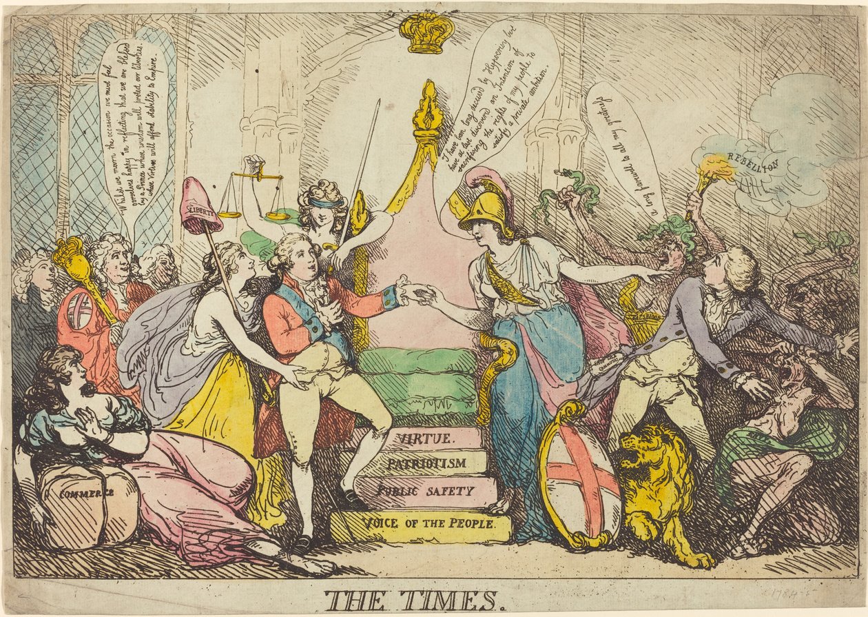 Tiderne af Thomas Rowlandson
