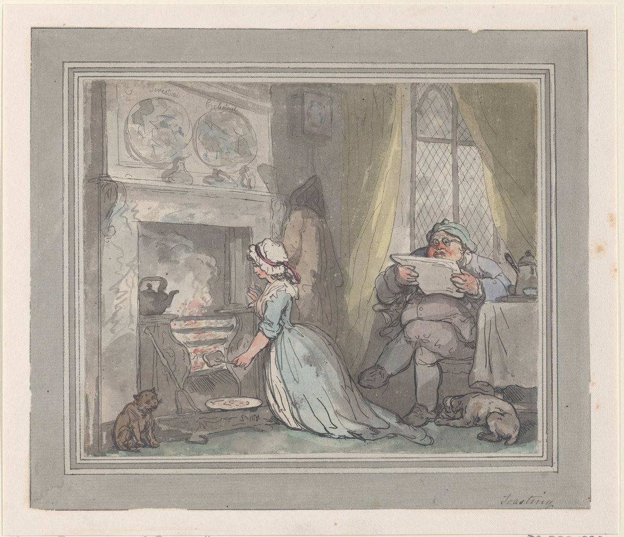 Ristning, 1783-90., 1783-90. af Thomas Rowlandson