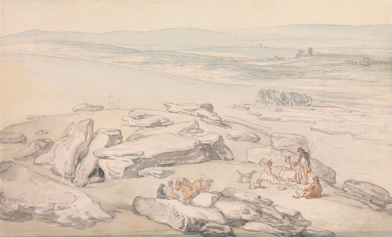 Se på Exmoor af Thomas Rowlandson