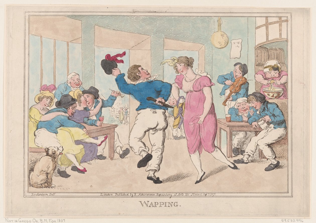 Wapping, september 1807., september 1807. af Thomas Rowlandson