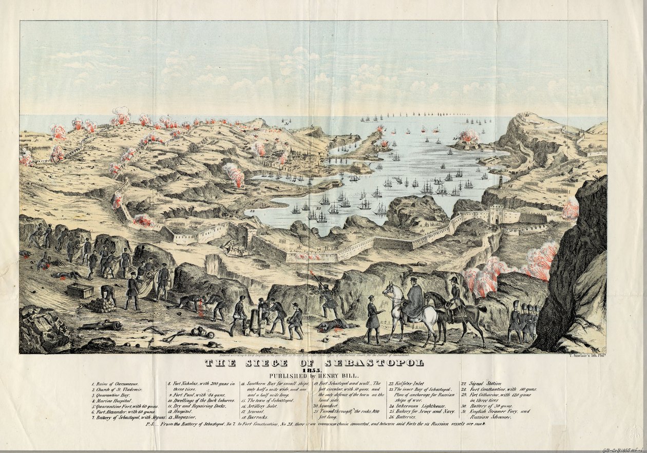Belejringen af Sevastopol, 1855 af Thomas S. Sinclair