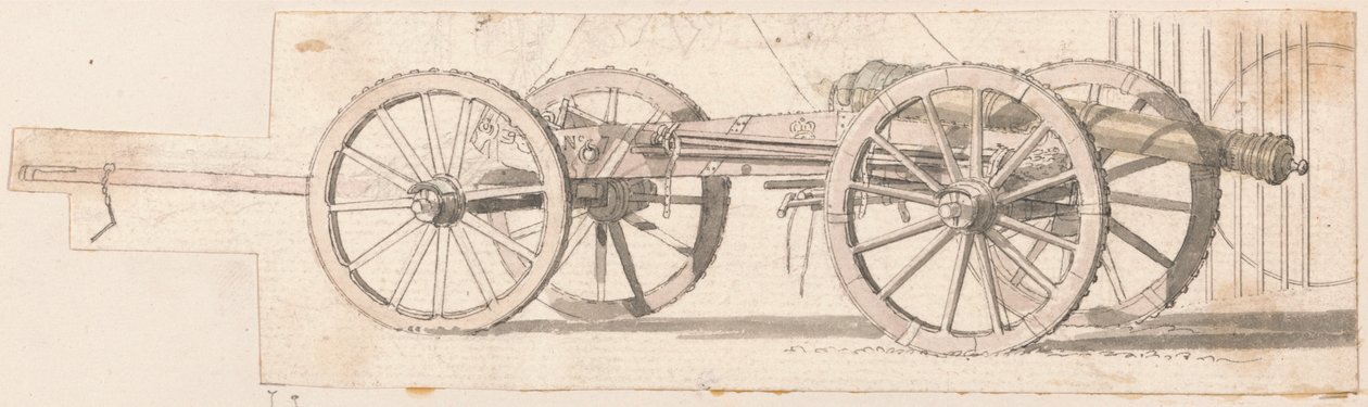 Gun and Limber, nr. 7 af Thomas Sandby