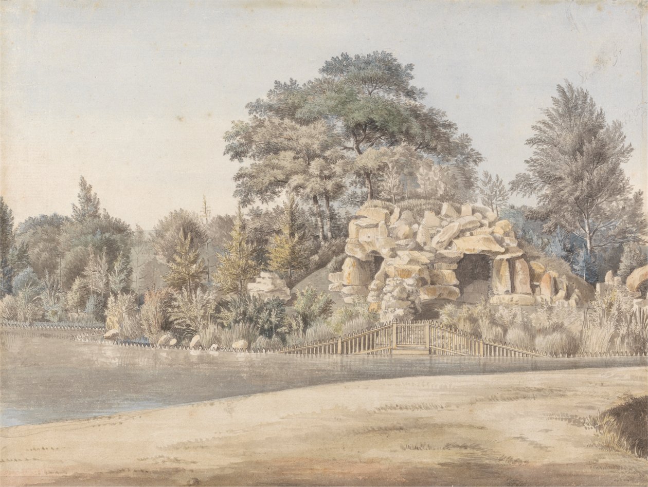 Grotten, Virginia Water af Thomas Sandby