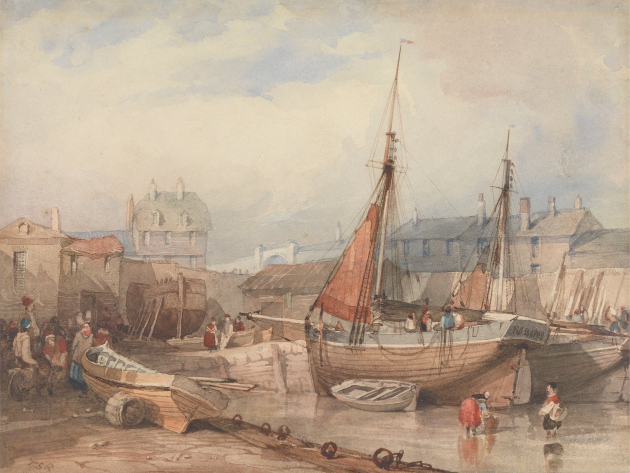 Mutton Cove, Plymouth af Thomas Sewell Robins