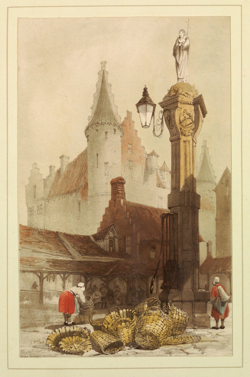 Fiskemarked, Antwerpen af Thomas Shotter Boys