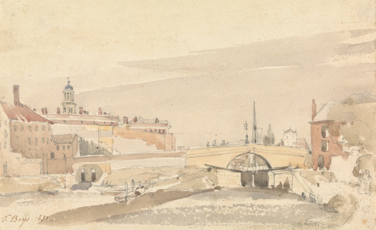 Castle Mills Bridge, York af Thomas Shotter Boys