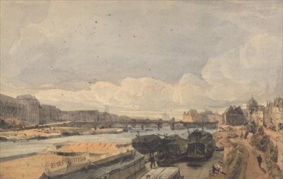 Pont des Arts, Paris af Thomas Shotter Boys