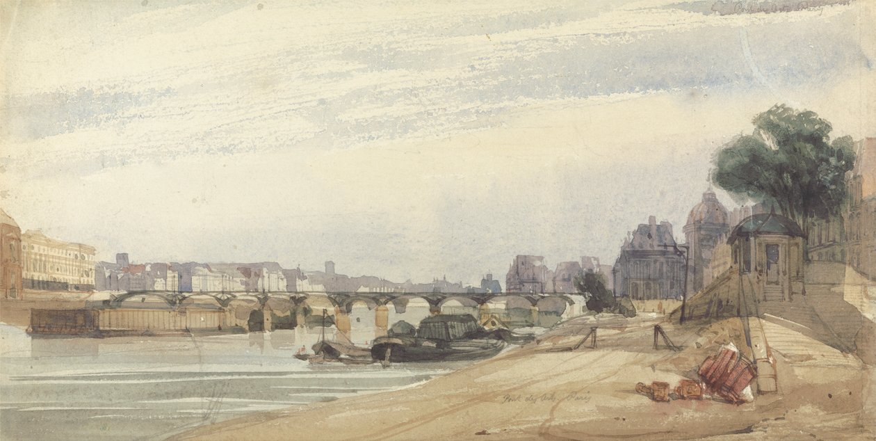 Pont des Arts, Paris af Thomas Shotter Boys