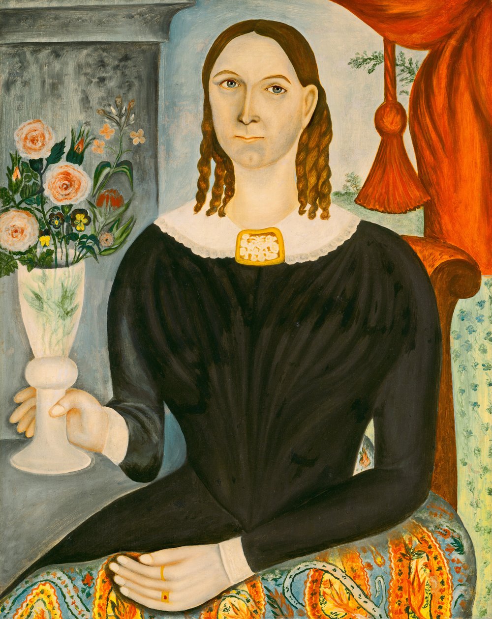 Eliza Welch Stone, ca. 1845. af Thomas Skynner